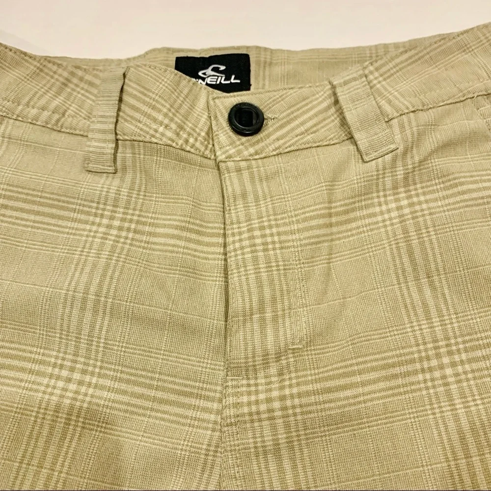 O’NEILL Tan Plaid Shorts